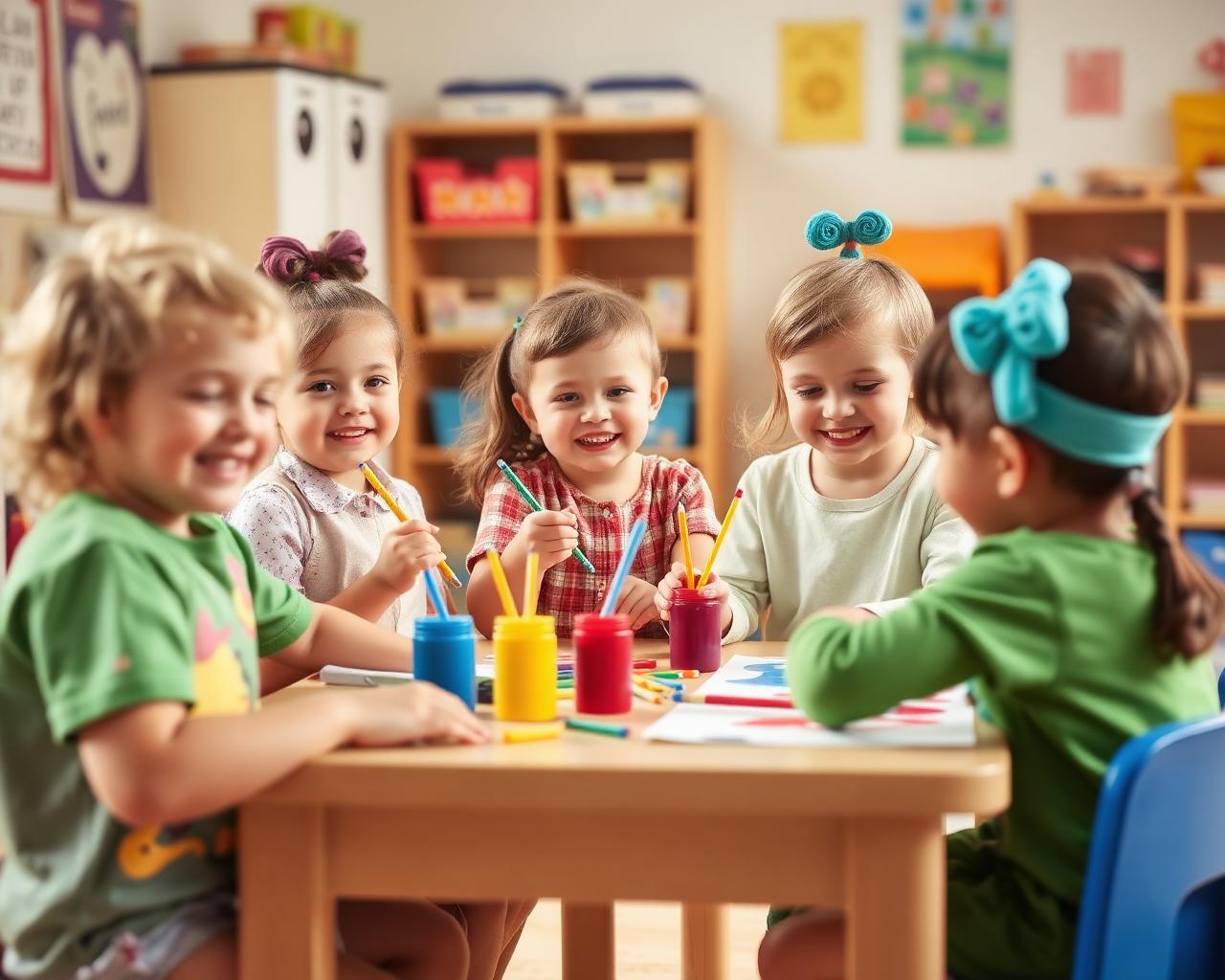 Kids painting